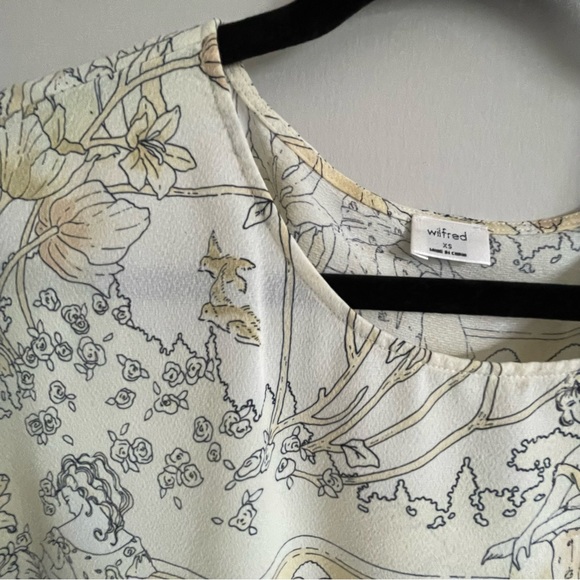 ARITZIA Wilfred Macee blouse - size XS (oversized) - yellow - Picture 7 of 8